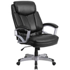 Flash Furniture - Fauteuil direction pivotant HERCULES Big and Tall, capacité de 500 lb, cuir noir (GO18501LEA)-Capacité de poids de 500 lb