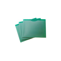 Filexec – Pochette de classement, avant transparent, arrière vert, format lettre, 20/paquet-Pochette de classement