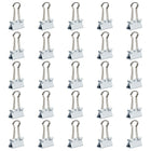 JAM PaperMD – Petites pinces relieuses, 3/4 po (19 mm), blanc, 125/paquet-5