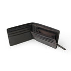 Club Rochelier - Portefeuille fin pour homme avec poche zippée - Marron-1 Compartiment À Factures
