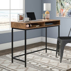 Sauder - La Collection North Avenue Bureau - Finition Sindoori Mango-Finition Sindoori Mango, Bois d'ingenierie, Metal
