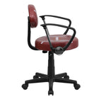 Flash Furniture - Fauteuil fonctionnel à motif de football, brun-Rembourrage en vinyle