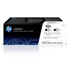 HP 83A (CF283AD) Ens. 2 cartouches de toner HP LaserJet noir dâ€™origine-Les cartouches de toner HP 83A sont compatibles avec : HP LaserJet Pro MFP M201, M125, M127, M225