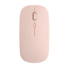 Basic Tech Souris slim sans fil 2.4GHZ - Rose-Sans fil 2,4 GHz