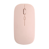 Basic Tech Souris slim sans fil 2.4GHZ - Rose-Sans fil 2,4 GHz