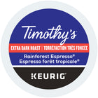 Timothy's - Café Espresso forêt tropicale, capsules K-Cup - paquet de 96-Ce café est certifié à 100% par la Rainforest Alliance