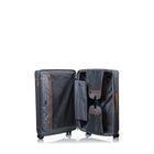 Champs - Ensemble de 3 valises extensibles de la "Vintage III" - Gris-Extension sur les 3 capacités sur les 3 valises