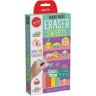 Klutz Make Mini Erasers Sweets-Comprend un livre de 32 pages, de l’argile pour gomme à effacer de 4 couleurs pastel différentes, un outil pour travailler l’argile, 30 mini-yeux et des présentoirs en papier.