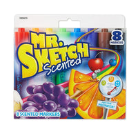 Mr. Sketch - Marqueur aquarelle parfumé − Pointe biseautée − Couleurs assorties-À base d'eau