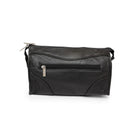 Ashlin® Trousse de rasage Dopp de format moyen Carnegie, noir-Fermeture à glissière supérieure avec section avant à glissière