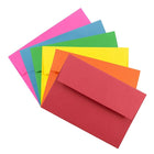 JAM Paper - Enveloppes invitation de format A8 - 5 -5 x 8 -125 po - couleurs vives variées - Paquet de 150 -Assortiment d'enveloppes A8 colorées : bleu, rouge, orange, vert, violet et jaune