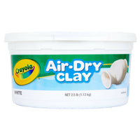 Crayola - Pâte à modeler séchant à l'air, blanc, 1,13 kg-La pâte à modeler qui sèche à l’air est plus douce, fine et moins collante que la pâte traditionnelle