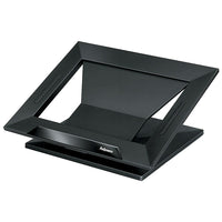 Fellowes – Support pour ordinateur portatif Designer Suites (8034801)-Réglage de l'angle de visualisation jusqu'à 30 degrés et prise en charge de la plupart des ordinateurs portatifs et des stations d'accueil