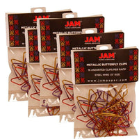 Jam PaperMD – Trombones croisés, variété de couleur, 75/paquet-Variété de couleur