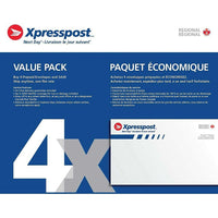 Xpresspost - Paquet économique - Régional - Standard, paq./4-Enveloppes d'expédition pratiques à tarif forfaitaire