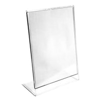 Eddies Hang-Up Display Ltd. Porte-affiche à chargement par le haut - acrylique transparent - 11x8 -5 po - 12/paq-Support de panneau de comptoir