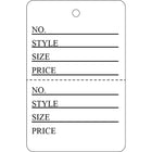 Wamaco - Étiquette de vente au détail « IS », perforée avec une ficelle, 1 5/8 lar. x 2 1/2 haut. (po), paquet de 1000-Pour la description d'inventaire et les prix