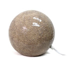 Simple Designs -Lampe de table boule de pierre de 7 3/4 "- Champagne-Dimensions: 8" x 8" x 7.75 "