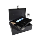 Royal Sovereign - Coffret a argent - fermeture a loquet-Le loquet à clé pratique maintient le couvercle de la boîte en place lorsqu'il est déverrouillé, afin d'éviter tout déversement accidentel du contenu