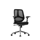 Nicer Furniture - chaise de bureau de travail sans appui-tête-Réglage pneumatique de la hauteur avec vérin à gaz.