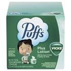 Puffs - Mouchoirs Plus Lotion avec le parfum de Vicks, 48 mouchoirs-L’emballage comprend 1 boîte cube (48 mouchoirs par cube) de mouchoirs Puffs Plus Lotion avec Vicks