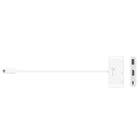 J5Create Adaptateur USB-C à HDMI & USB 3.0 avec alimentation-Longueur de câble de 7,87 po