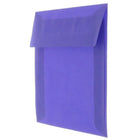 JAM Paper 30 lb Enveloppes carrées à fermeture gommée, papier vélin translucide, 6 x 6 po, bleu primaire, 100/pqt-Taille : 6 x 6 po