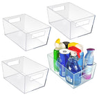 Azar - Grand organisateur de stockage de stockage avec poignée - 11.25 po l x 7.5 po P x 5 po H-Vendu en paquets de: 4
