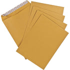Staples - Enveloppes kraft pour catalogue avec fermeture QuickStrip, 9 x 12 po, 24 lb, brun, boîte de 100-Adhésif QuickStrip permet de fermer l'enveloppe sans humidité Retirez simplement la bande et appuyez pour fermer