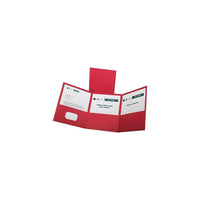 OxfordMD – Chemises de format lettre à trois pochettes pliables, rouge, 20/paquet-Les trois pochettes vous aident à organiser vos documents
