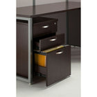 Bush Business Furniture – Caisson mobile à 3 tiroirs de 16 po larg. Easy Office, fini cerisier moka (EOF116MR-03)-Assemblage nécessaire