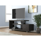 Safdie & Co Meuble TV Staggered Concept avec 1 tiroir - Cappuccino-Rangement électronique spacieux