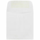 JAM Paper - 2,375 x 2,375 Mini enveloppes carrées - Blanc - Paquet de 50-Taille : 2,38 x 2,38 pouces (non envoyable)