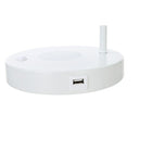 Union & Scale Essentials - Lampe de bureau à DEL, blanche-Blanche, en métal