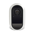 Caméra de sécurité Swann sans fil 1080p avec panneau de charge solaire et support extérieur - Blanc-Avec True Detect, la chaleur des personnes et voitures déclenche des notifications push et l'enregistrement vidéo