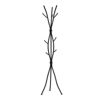 Monarch Specialties - 2062 Patere - Metal Martele Noir-Portemanteau