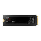 Samsung - 990 Pro Disque SSD Interne 4To PCIe Gen4. X4 NVMe 2.0 avec dissipateur thermatique-Capacité: 4To