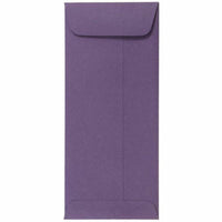 JAM Paper #10 Enveloppes commerciales avec politique - 4,125" x 9,5" - Violet foncé - Paquet de 50-Couleur : Violet foncé