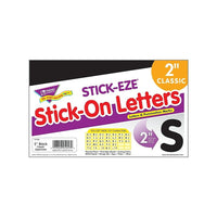 TREND – Lettres autocollantes STICK-EZE, 2 po, noir-Autocollantes pour faciliter l’utilisation!