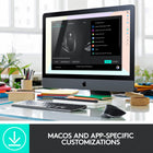 Logitech - Souris Mx Master 3 pour Mac - Gris Cosmique-La MX Master 3 pour Mac est notre expérience la plus rapide et la plus précise jamais réalisée, offrant à chaque fois un résultat au pixel près. Le suivi Darkfield de Logitech est efficace sur quasiment toutes les surfaces, même le verre, avec une précision à 4 000 ppp, soit la meilleure de sa catégorie