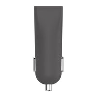 Basic Tech - Chargeur allume-cigare double USB, Charbon-Universel
