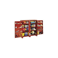 JoboxMD – Armoire robuste à 2 portes, 60 1/8 x 30 1/4 x 60 3/4 (1-698990)-Couleur : Rouge