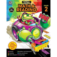 Livre numérique : Carson Dellosa - Total Math and Reading Workbook, 2e année-1