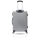 TUCCI Italy - PERCORSO Valise à roulettes 30 po - Argent-Coque rigide en ABS
