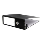 Bindertek - Reliure de grande capacité à 3 anneaux de première qualité - 4 po - noir - paquet de 4-4 reliures par paquet