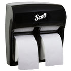 Distributrice de papier hygiénique à rouleau unique de grande capacité Scott Pro (44518) - Blanche-Distributrice de papier hygiénique en rouleau standard