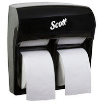 Distributrice de papier hygiénique à rouleau unique de grande capacité Scott Pro (44518) - Blanche-Distributrice de papier hygiénique en rouleau standard