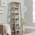 Sauder Trestle Bibliothèque avec 5 Tablettes - 71.14" H - Finition Chalked Chestnut (424122)-71.14"H x 23.54"W x 16.61"D