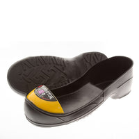 Impacto - Couvre-chaussure à embout d’acier Turbotoe, moyen, orteils jaunes-S’adapte parfaitement aux chaussures existantes, offrant ainsi une protection solide en acier pour les orteils