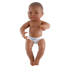 Miniland Poupée Nouveau-né Éducative Anatomiquement Correcte, Garçon Hispanique, 15-3/4"-Votre enfant adorera prendre soin et jouer avec la magnifique poupée nouveau-né 15,75 po parfumée à la vanille de Miniland